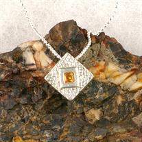 Sapphire Hollowform Pendant